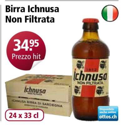 Birra Ichnusa Non Filtrata