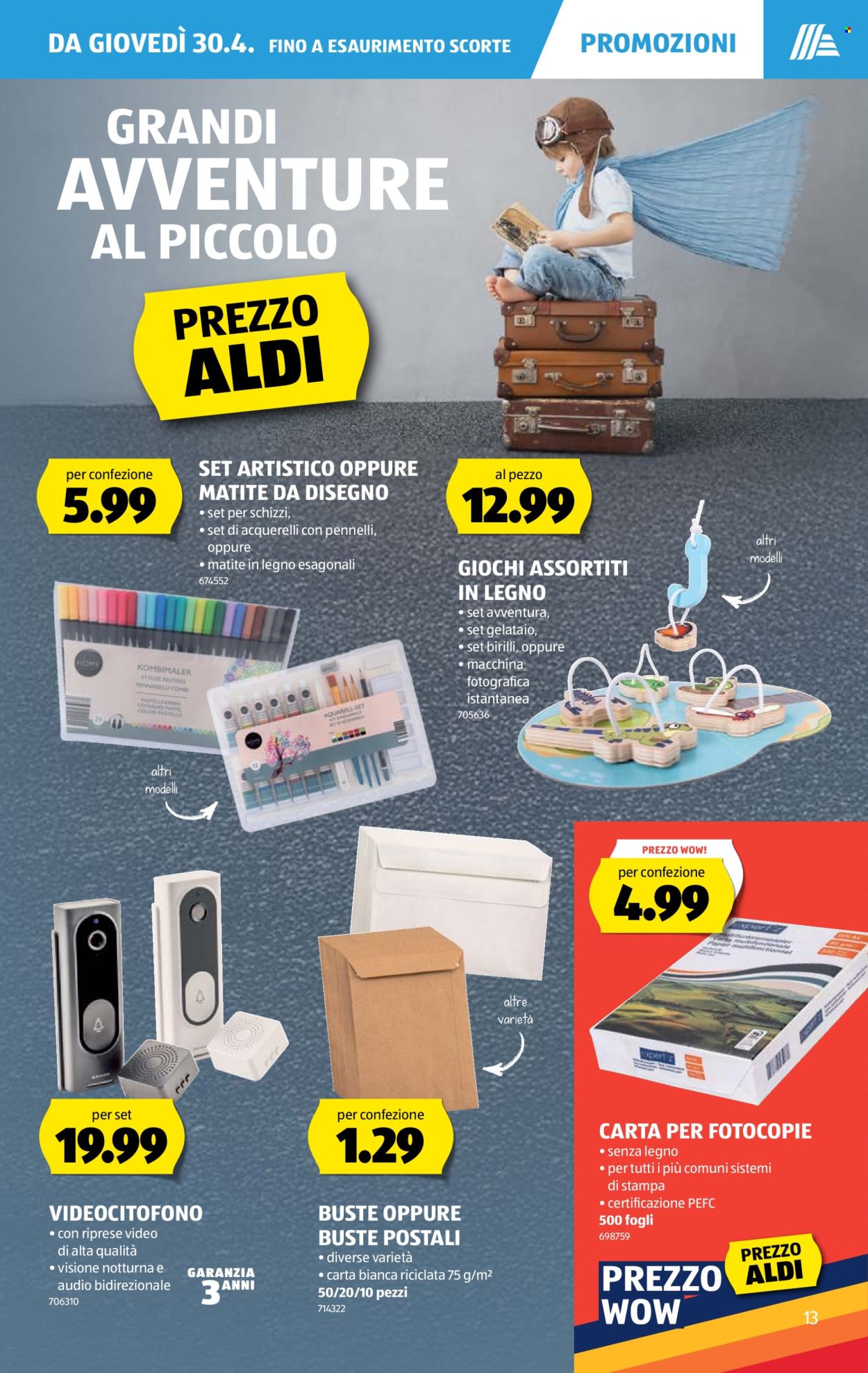 Volantino Aldi - 30.4.2026 - 6.5.2026. Pagina 13. Pagina 13