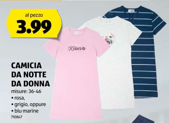 CAMICIA DA NOTTE DA DONNA