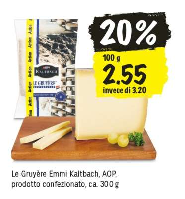Le Gruyère Emmi Kaltbach, AOP
