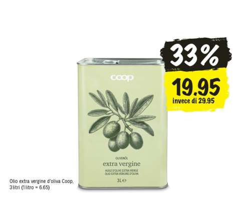 Olio extra vergine d'oliva Coop