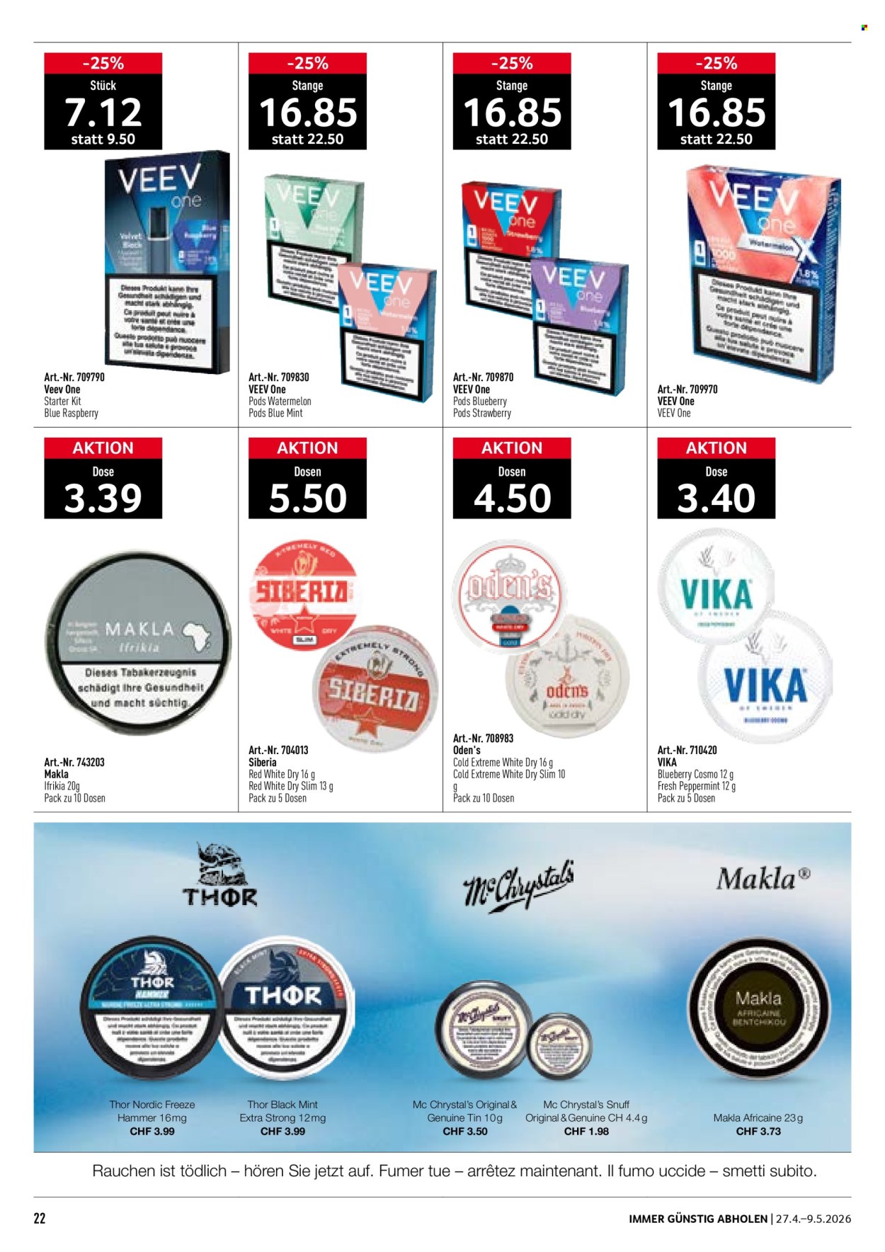 Volantino Prodega - 27.4.2026 - 9.5.2026. Pagina 22. Pagina 22