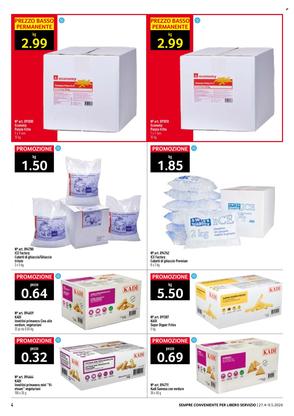Volantino Prodega - 27.4.2026 - 9.5.2026. Pagina 4. Pagina 4