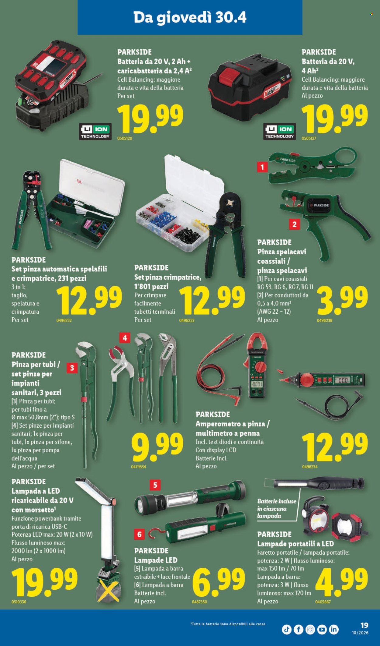 Volantino Lidl - 30.4.2026 - 6.5.2026. Pagina 21. Pagina 21