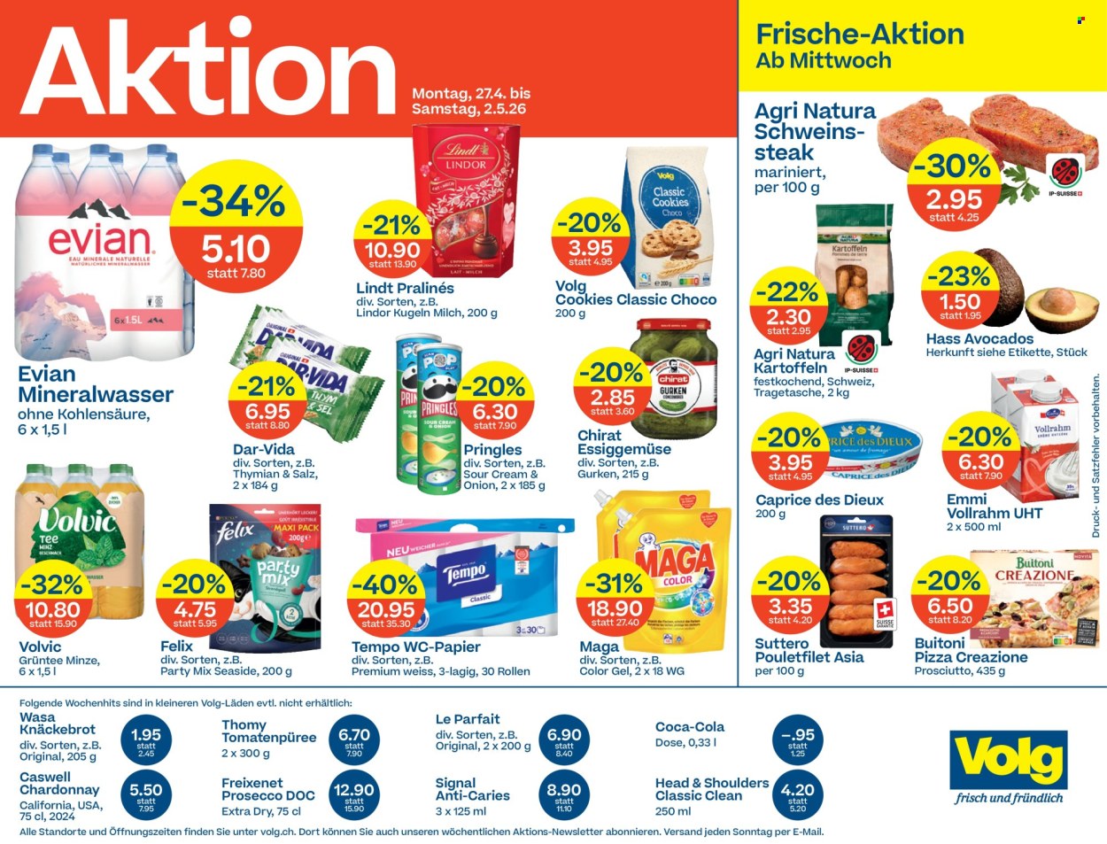 Volantino Volg - 27.4.2026 - 2.5.2026. Pagina 1. Pagina 1