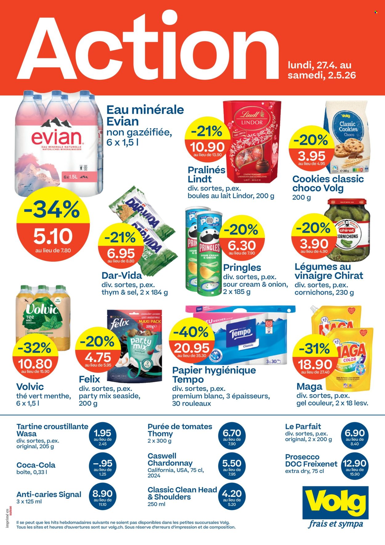 Volantino Volg - 27.4.2026 - 2.5.2026. Pagina 1. Pagina 1