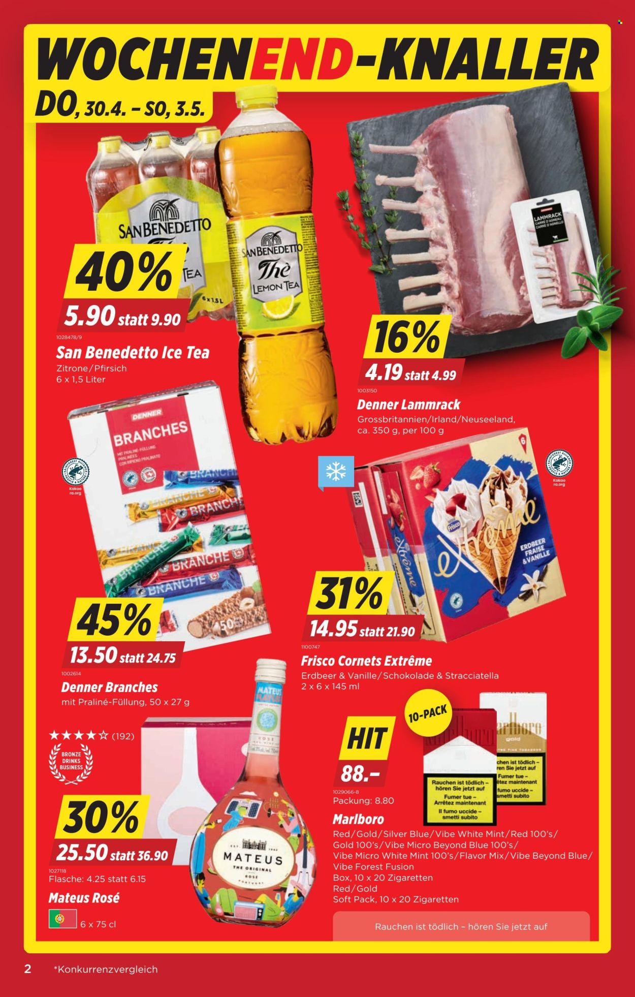 Volantino Denner - 30.4.2026 - 6.5.2026. Pagina 2. Pagina 2