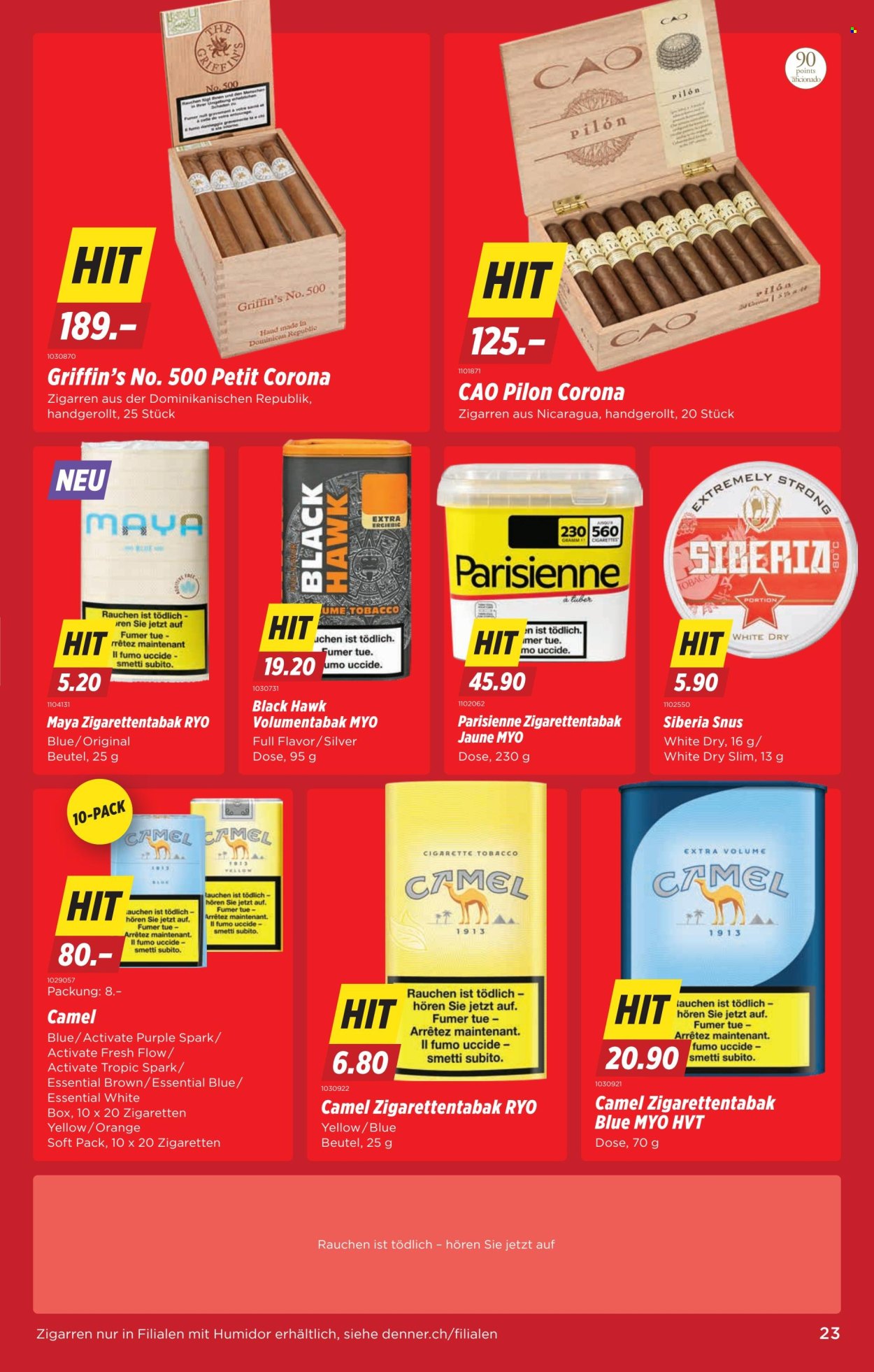 Volantino Denner - 30.4.2026 - 6.5.2026. Pagina 23. Pagina 23