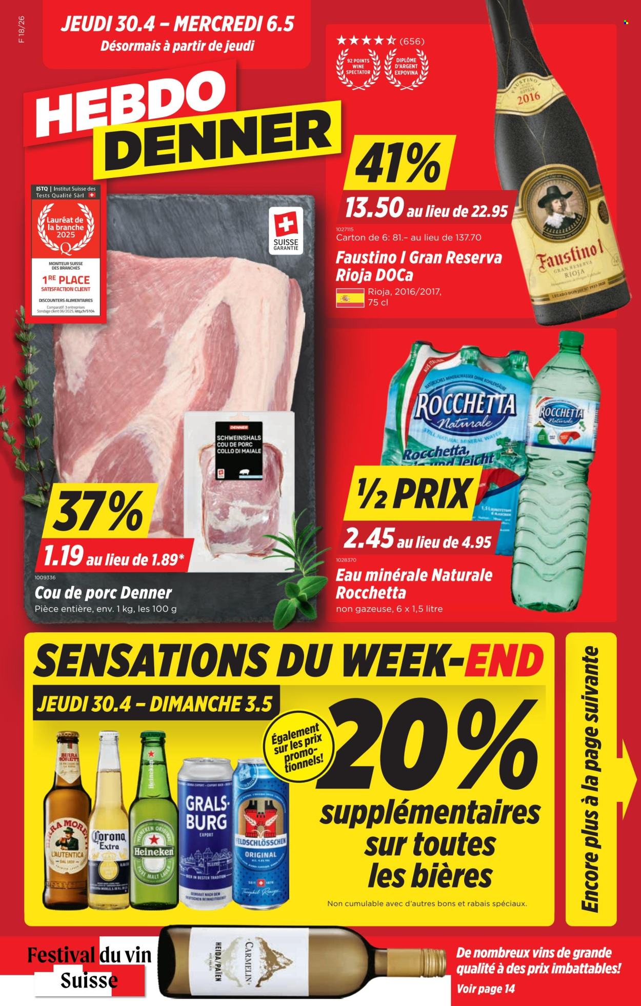 Volantino Denner - 30.4.2026 - 6.5.2026. Pagina 1. Pagina 1