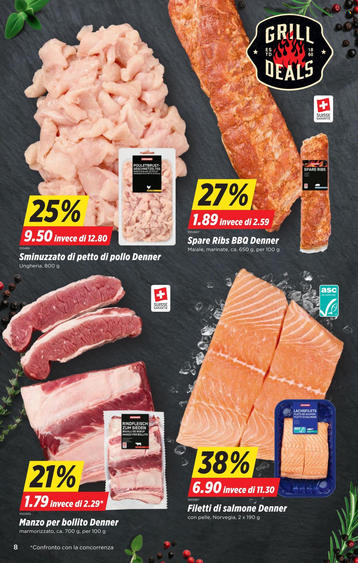 Volantino Denner - 30.4.2026 - 6.5.2026. Pagina 8. Pagina 8