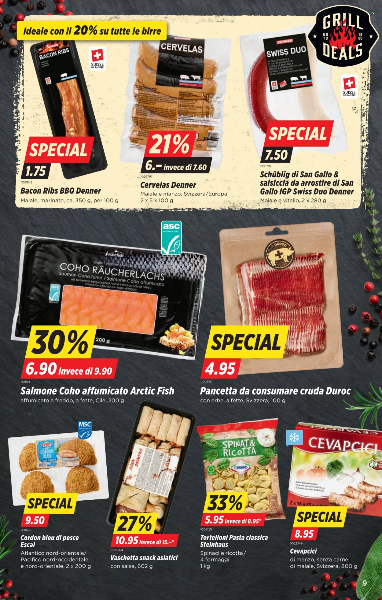 Volantino Denner - 30.4.2026 - 6.5.2026. Pagina 9. Pagina 9