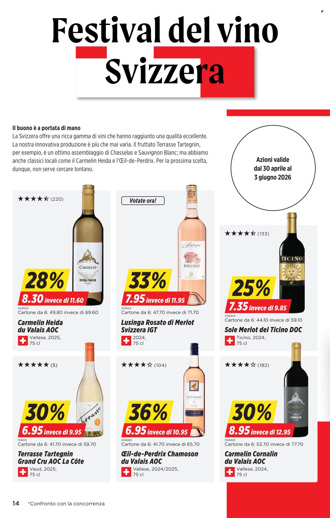 Volantino Denner - 30.4.2026 - 6.5.2026. Pagina 14. Pagina 14