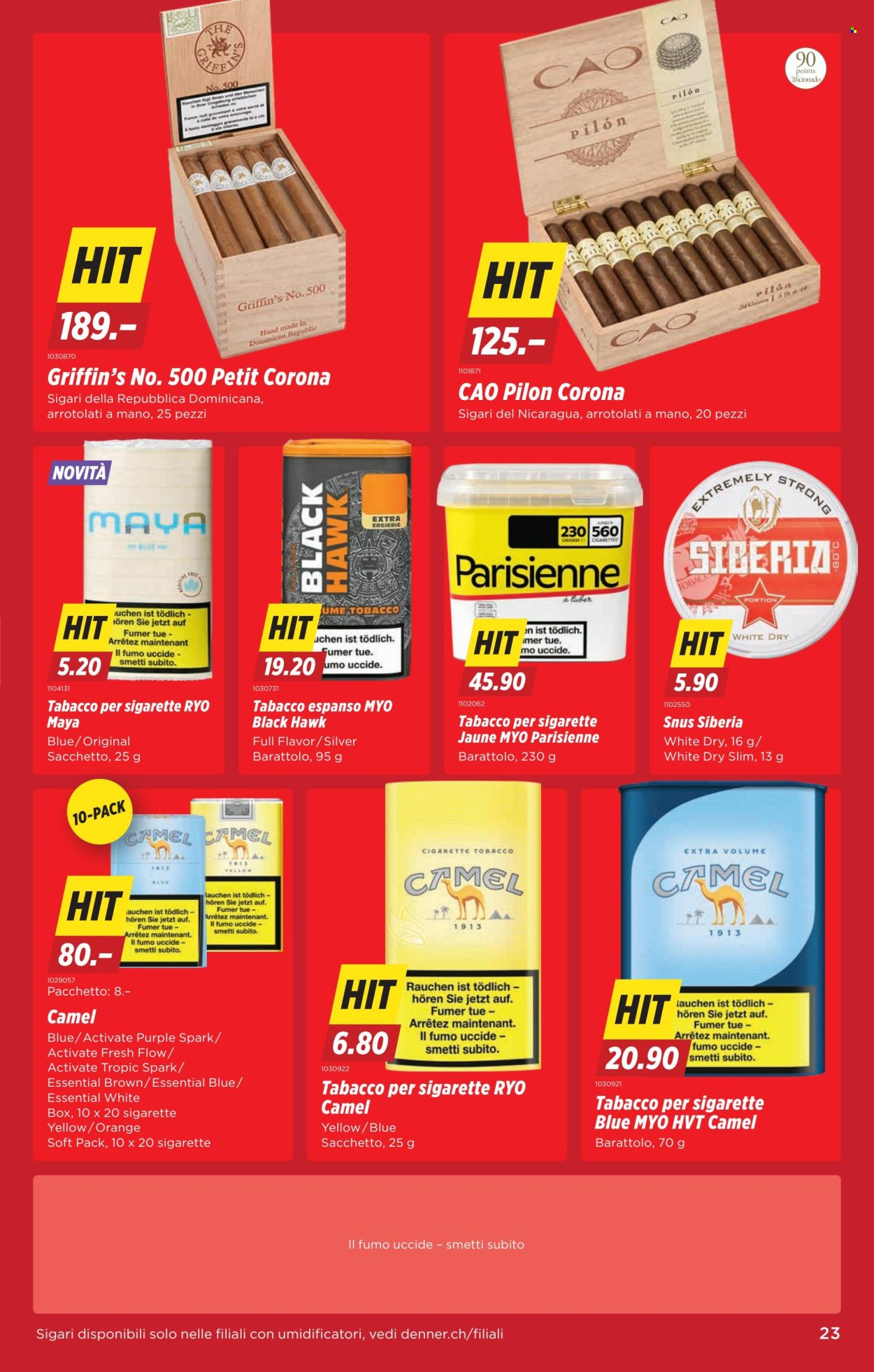Volantino Denner - 30.4.2026 - 6.5.2026. Pagina 23. Pagina 23