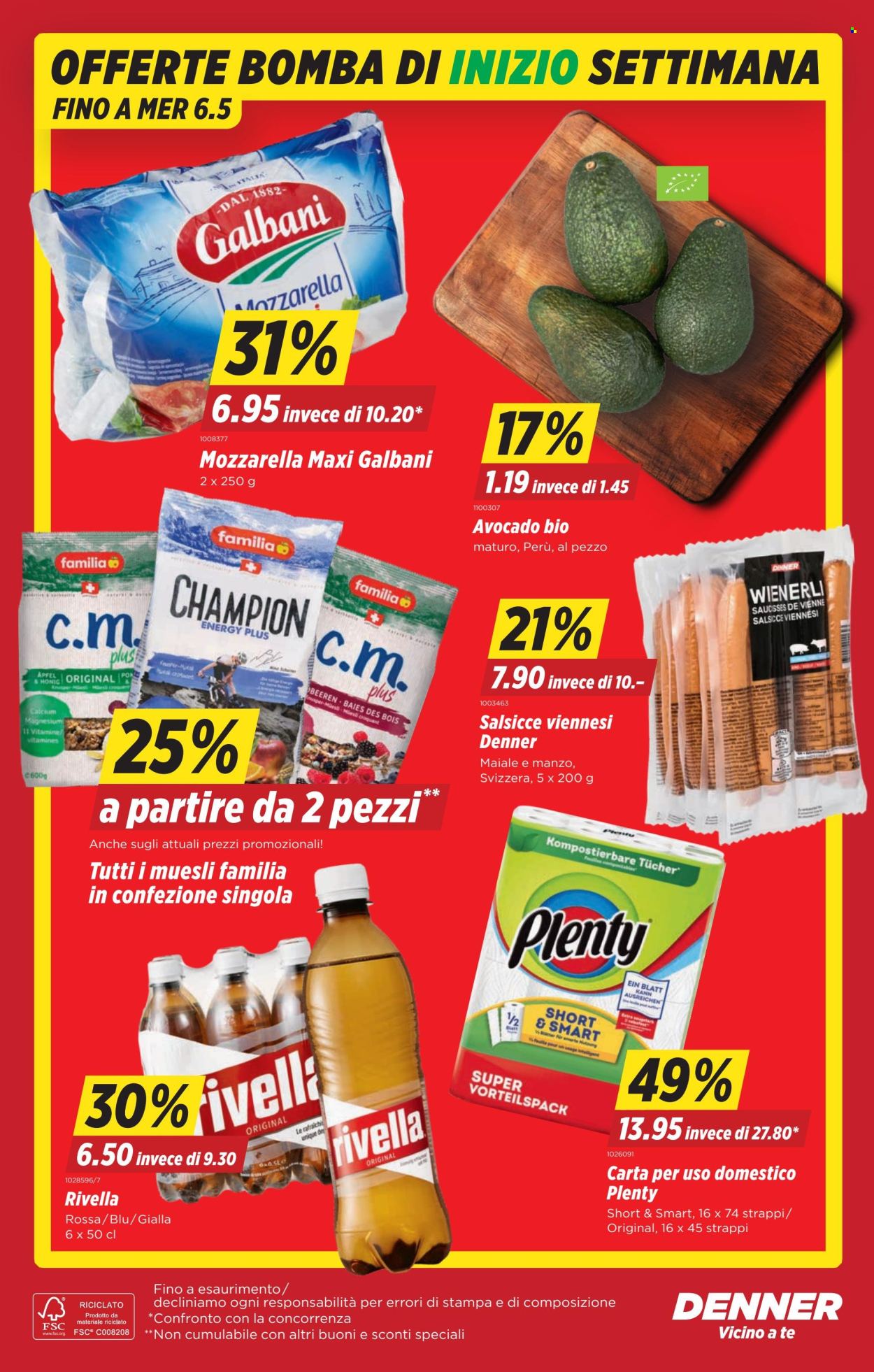 Volantino Denner - 30.4.2026 - 6.5.2026. Pagina 24. Pagina 24