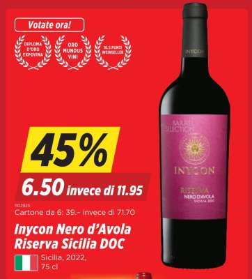 Inycon Nero d’Avola Riserva Sicilia DOC