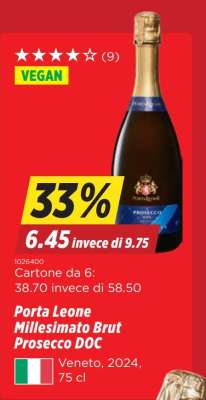 Porta Leone Millesimato Brut Prosecco DOC