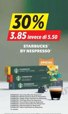 STARBUCKS BY NESPRESSO