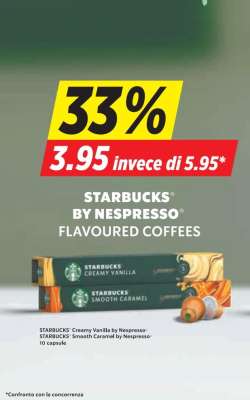 STARBUCKS BY NESPRESSO FLAVOURED COFFEES