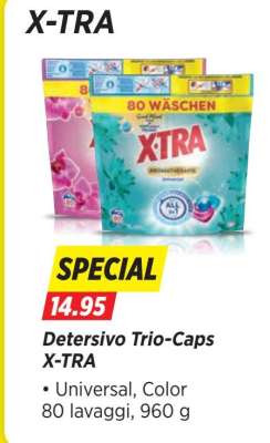 Detersivo Trio-Caps X-TRA