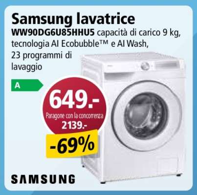 Samsung lavatrice