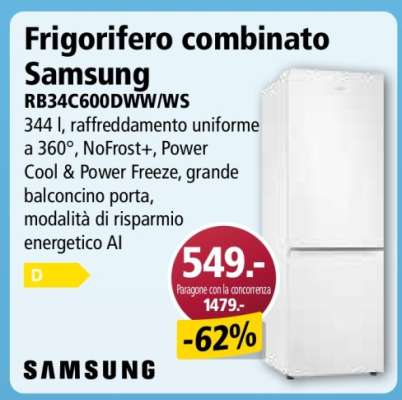 Frigorifero combinato Samsung