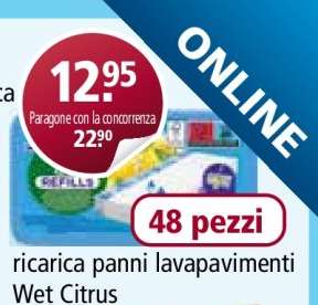 ricarica panni lavapavimenti