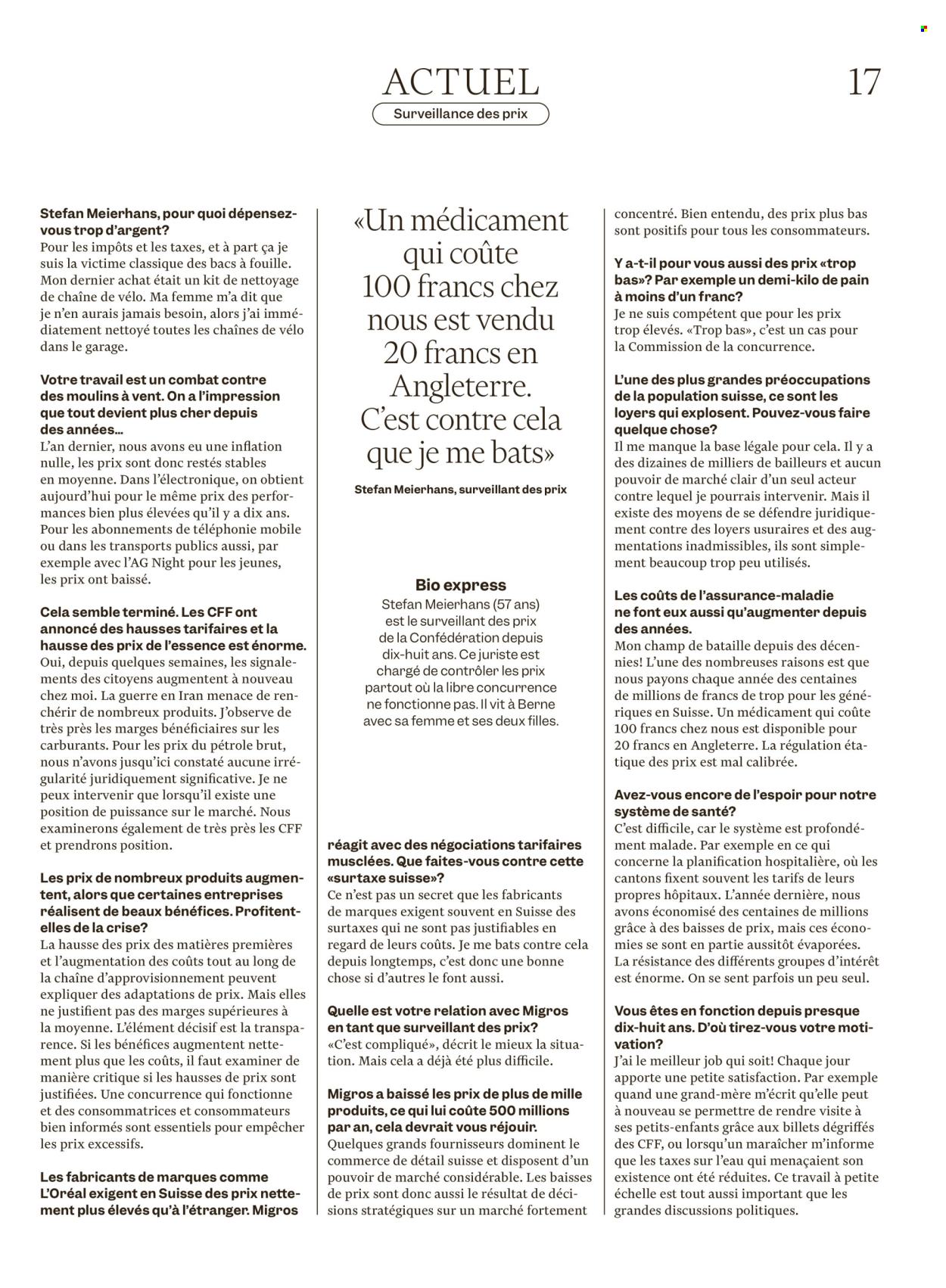 Volantino Migros - 29.4.2026 - 6.5.2026. Pagina 17. Pagina 17
