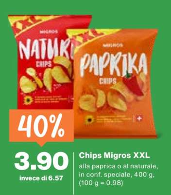Chips Migros XXL