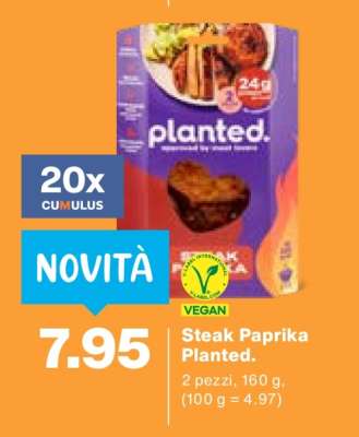 Steak Paprika Planted.