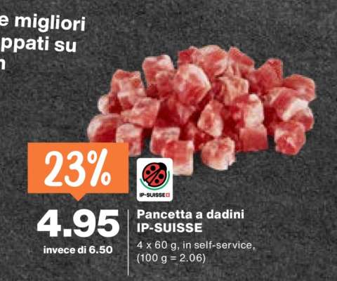 PANCETTA A DADINI