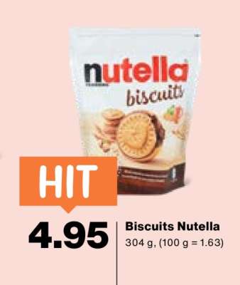 Biscuits Nutella