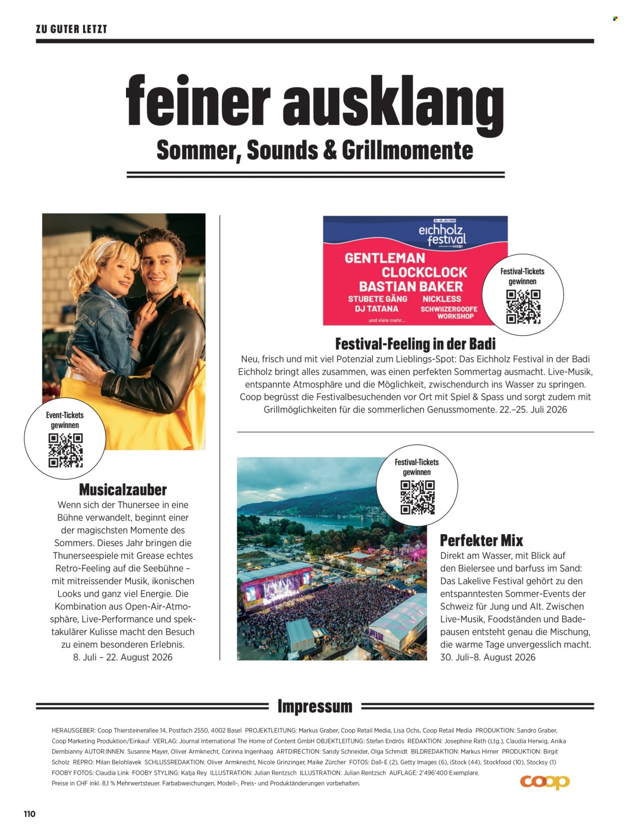 Volantino Coop. Pagina 110. Pagina 110
