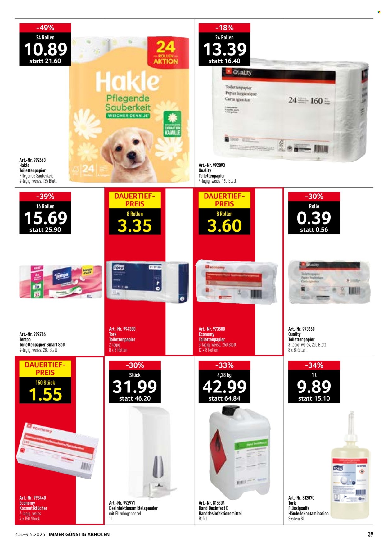 Volantino Prodega - 4.5.2026 - 9.5.2026. Pagina 39. Pagina 39