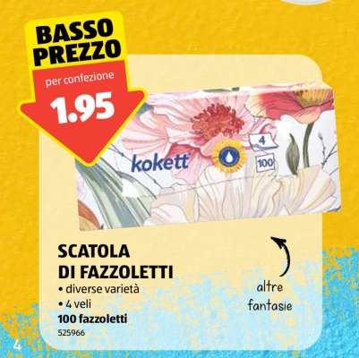 SCATOLA DI FAZZOLETTI