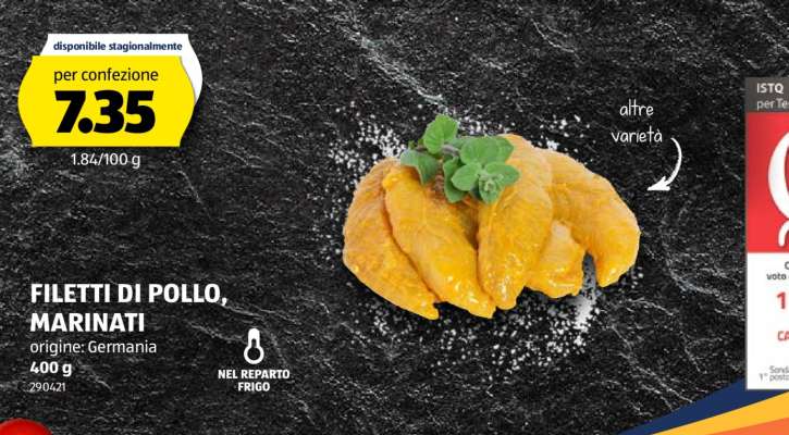 FILETTI DI POLLO, MARINATI