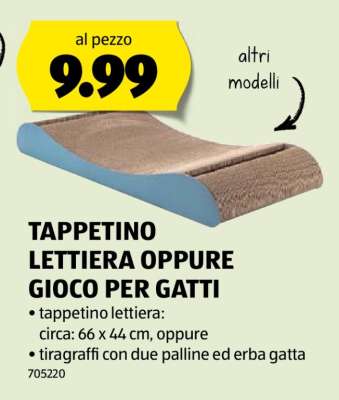 TAPPETINO LETTIERA OPPURE GIOCO PER GATTI