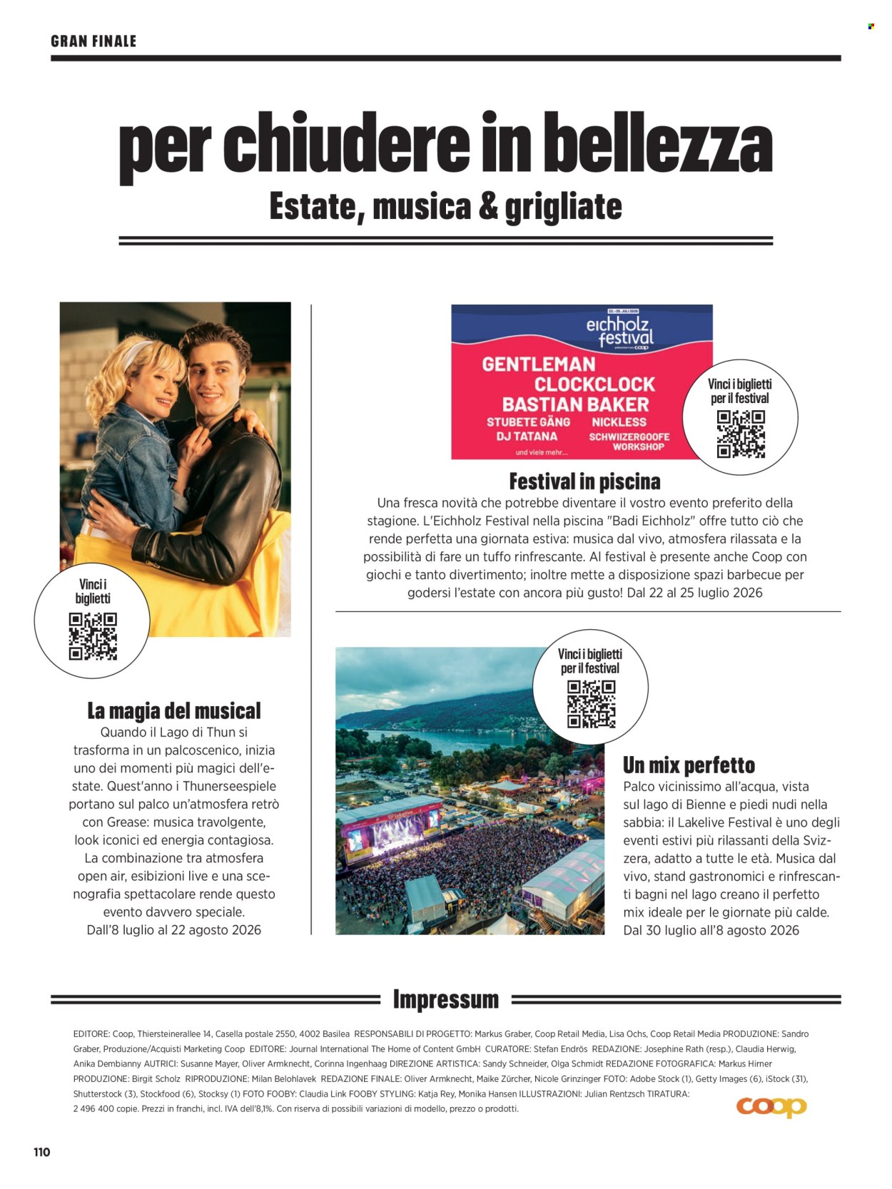Volantino Coop. Pagina 110. Pagina 110