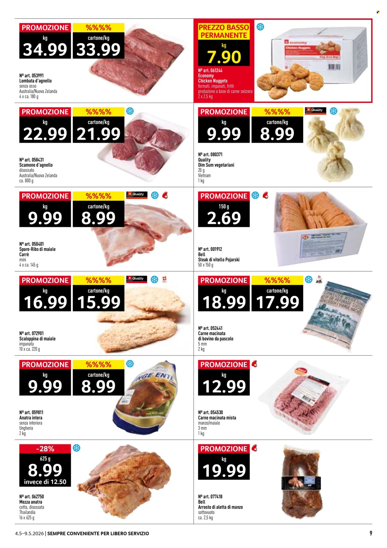 Volantino Prodega - 4.5.2026 - 9.5.2026. Pagina 9. Pagina 9