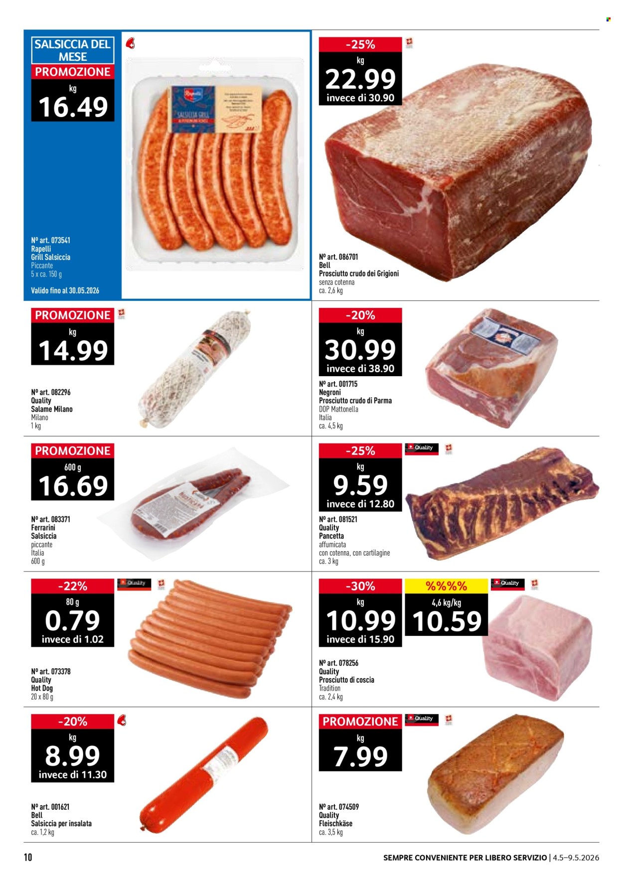 Volantino Prodega - 4.5.2026 - 9.5.2026. Pagina 10. Pagina 10