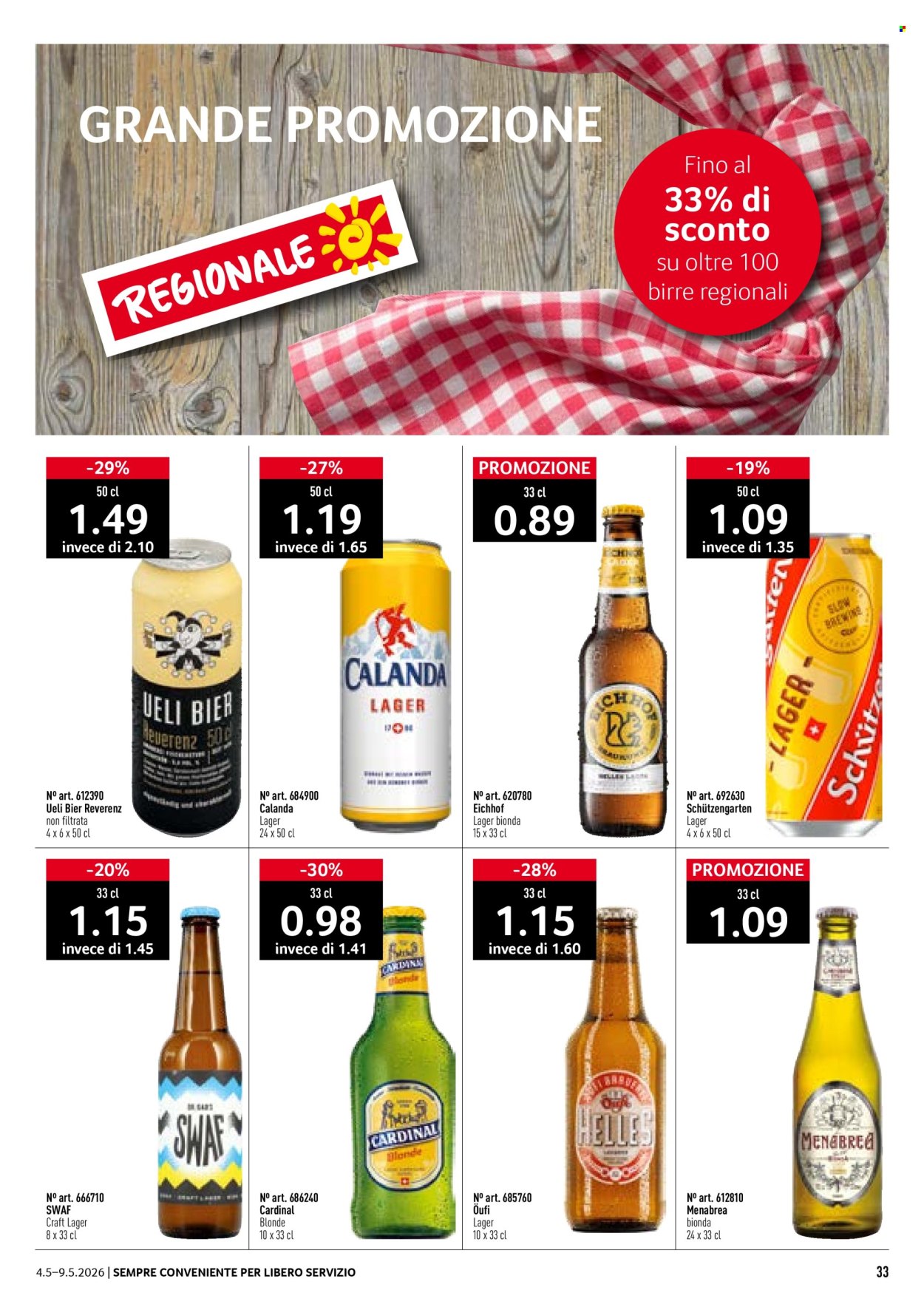 Volantino Prodega - 4.5.2026 - 9.5.2026. Pagina 33. Pagina 33