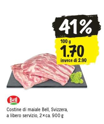 Costine di maiale Bell