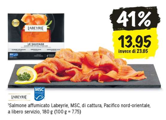 Salmone affumicato Labeyrie