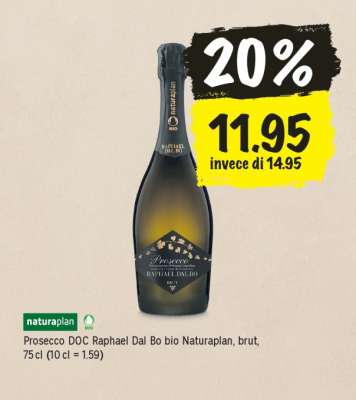 Prosecco DOC Raphael Dal Bo bio Naturaplan