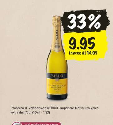 Prosecco di Valdobbiadene DOCG Superiore Marca Oro Valdo