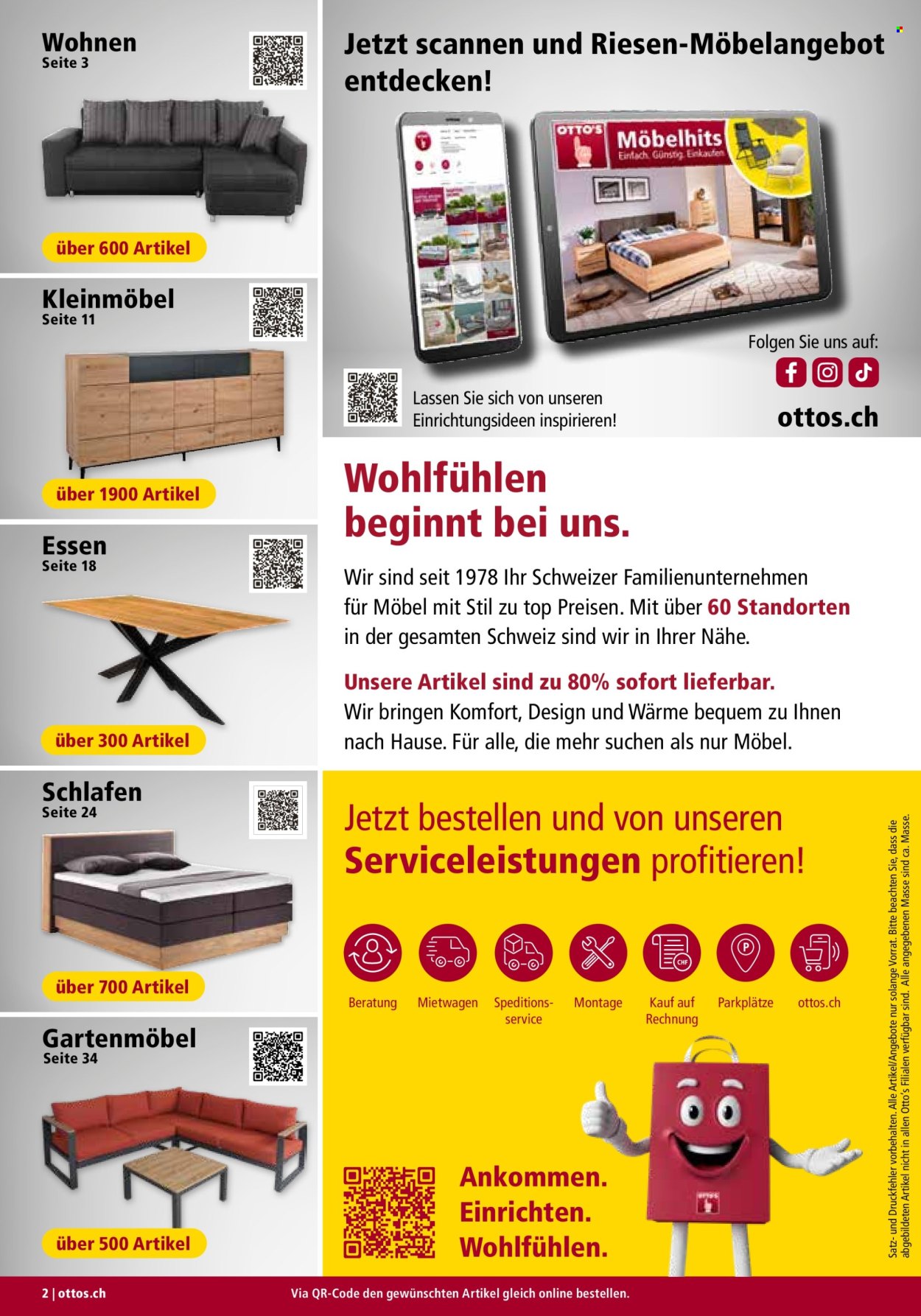 Volantino Otto's - 1.5.2026 - 30.6.2026. Pagina 2. Pagina 2
