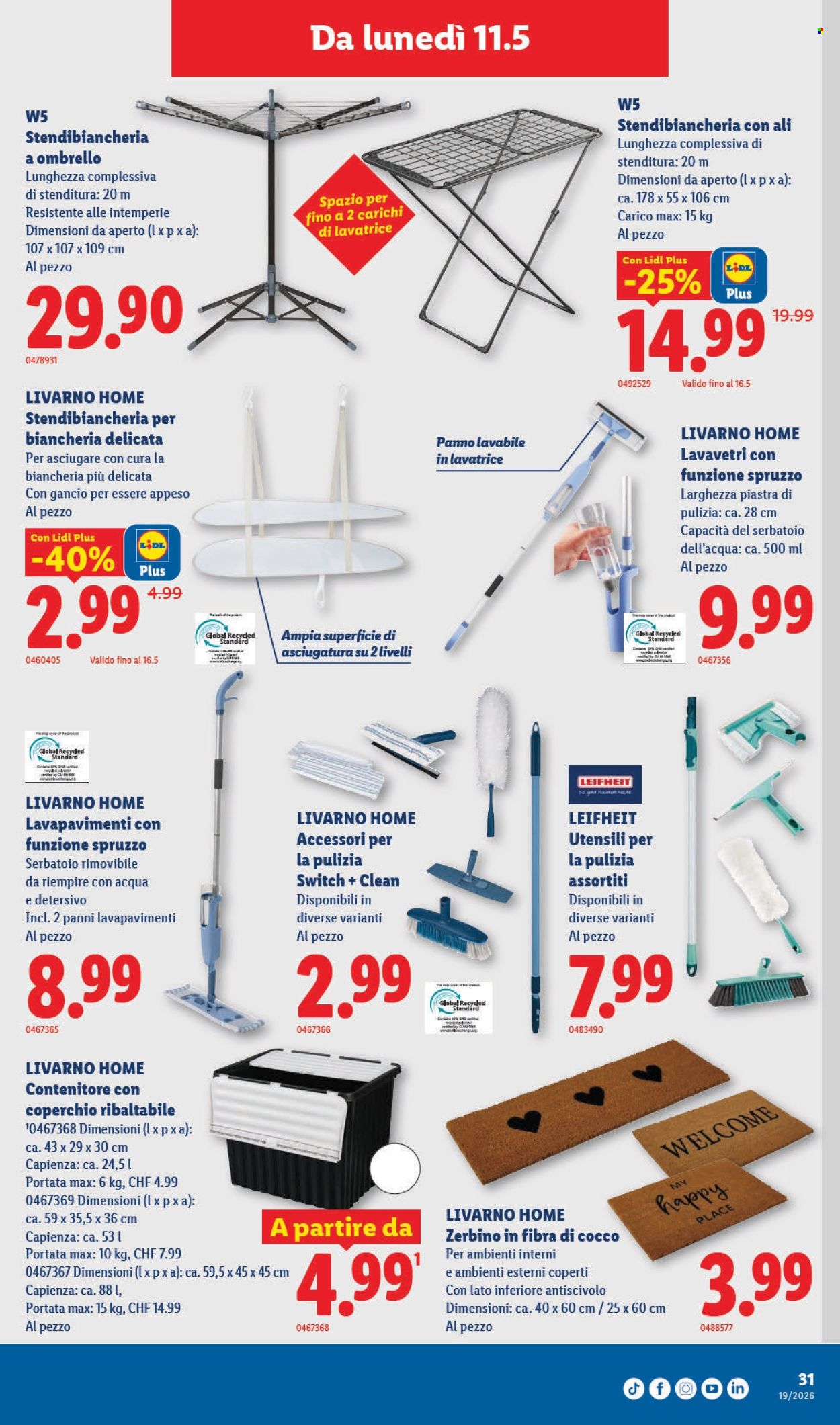 Volantino Lidl - 7.5.2026 - 12.5.2026. Pagina 31. Pagina 31