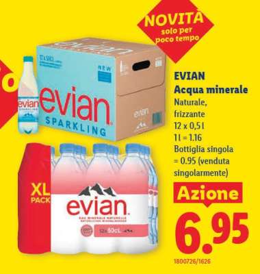 Evian acqua minerale