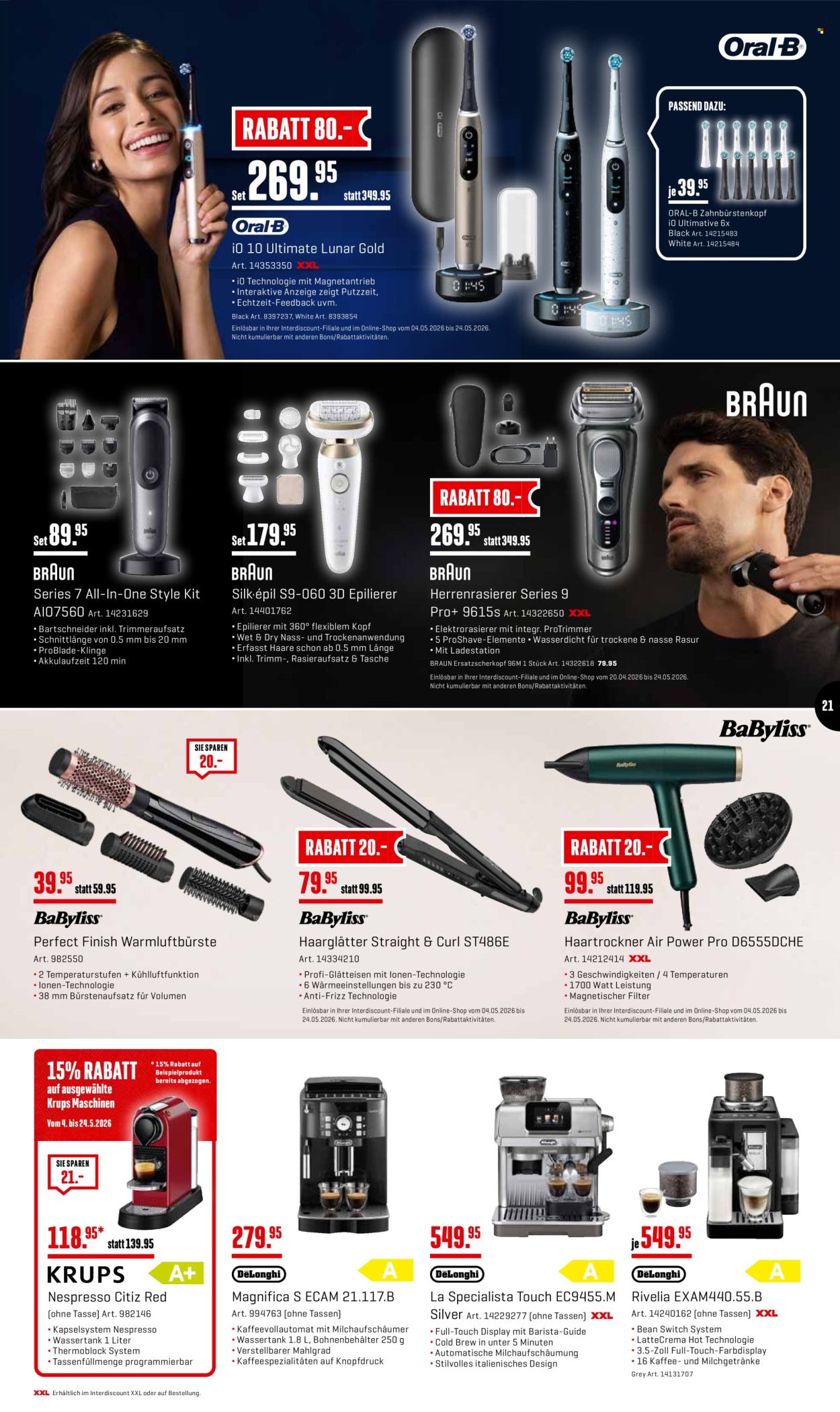 Volantino Interdiscount - 4.5.2026 - 24.5.2026. Pagina 21. Pagina 21