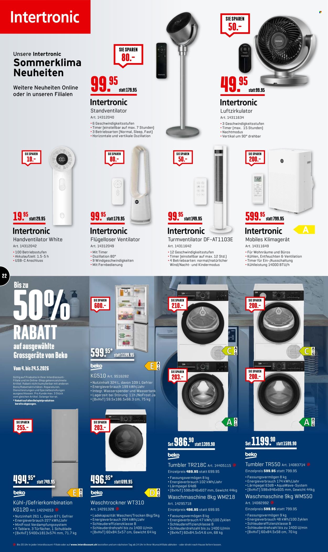 Volantino Interdiscount - 4.5.2026 - 24.5.2026. Pagina 22. Pagina 22