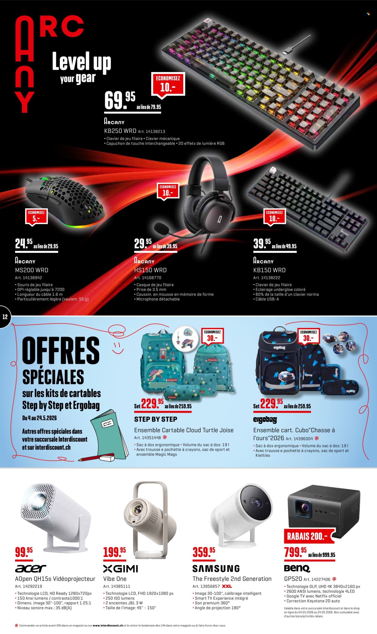 Volantino Interdiscount - 4.5.2026 - 24.5.2026. Pagina 12. Pagina 12